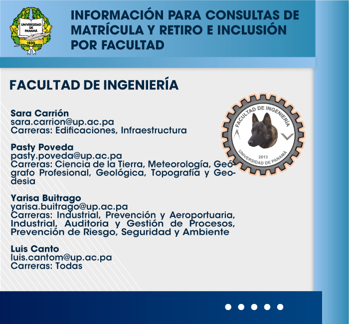 contactos facultad ingenieria