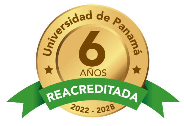 Logo Reacreditacion 6 aos Universidad de Panama