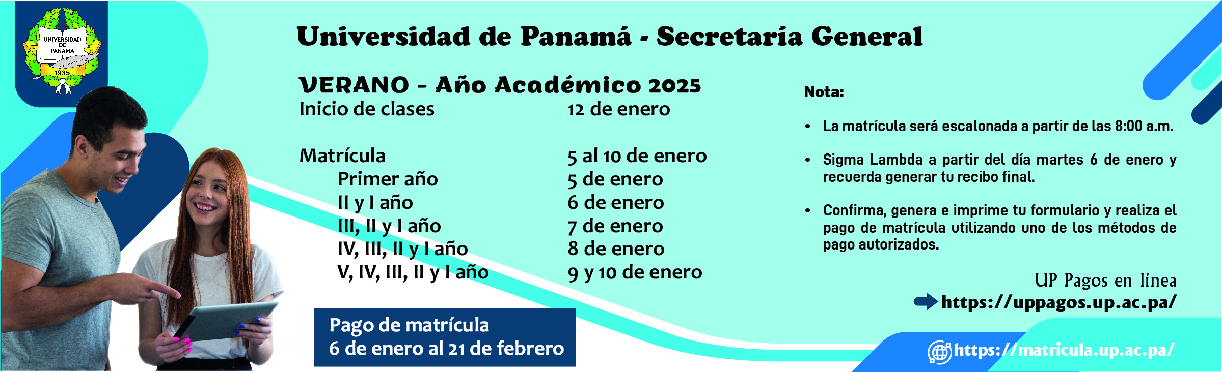 matrícula de verano 2025