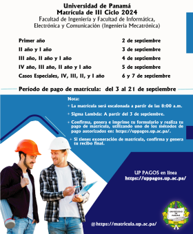 Matricula III 2024